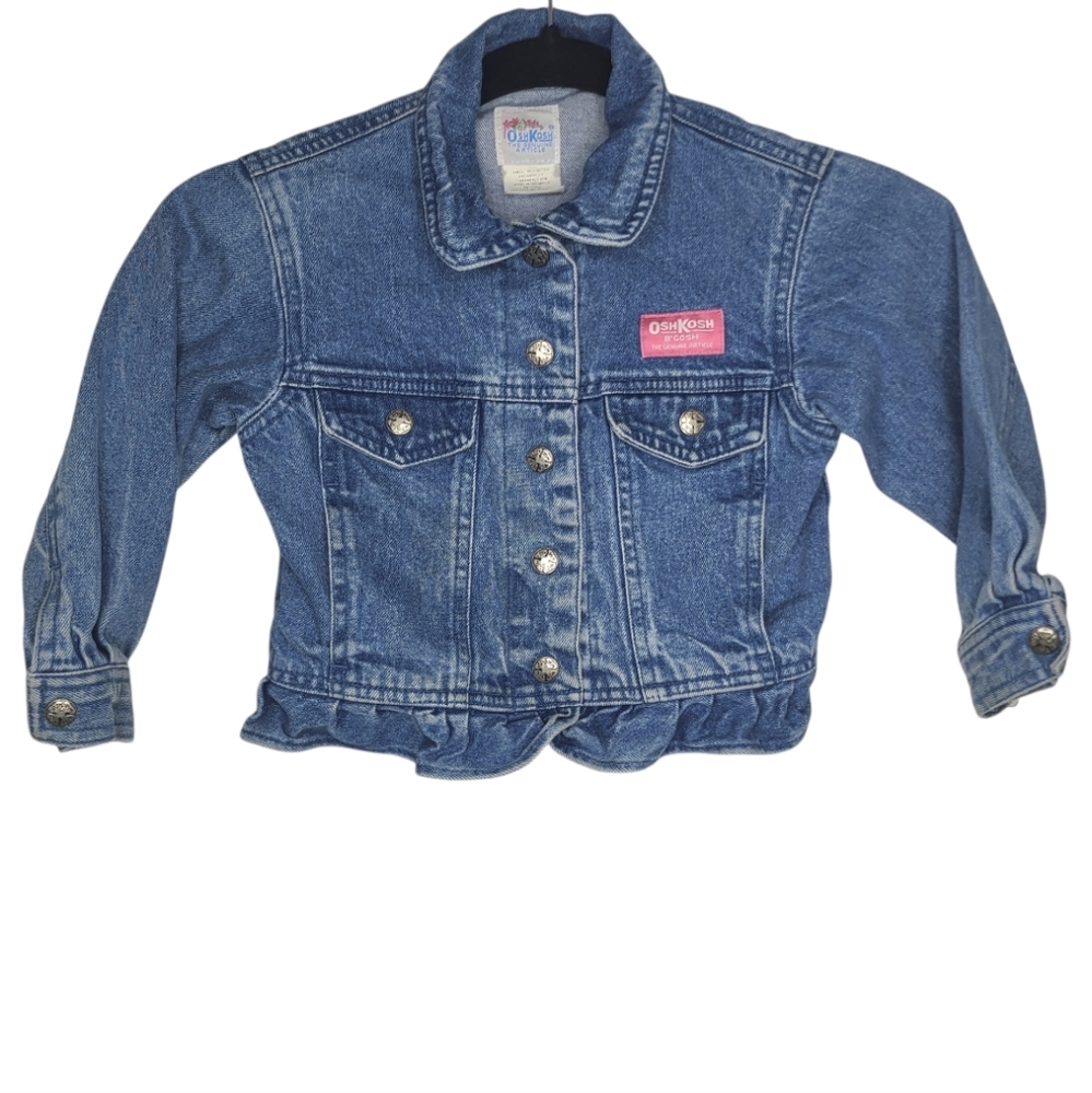 OshKosh B'gosh Vestbak Vintage Denim Jacket Size 4